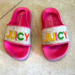 Juicy couture toddler girl sandals size 7